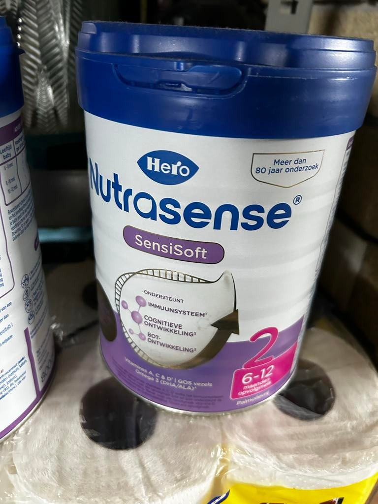 2 x Hero Nutrasesense SensiSoft 2 Melkpoeder (6-12 maanden), Ophalen of Verzenden, Nieuw, Overige typen