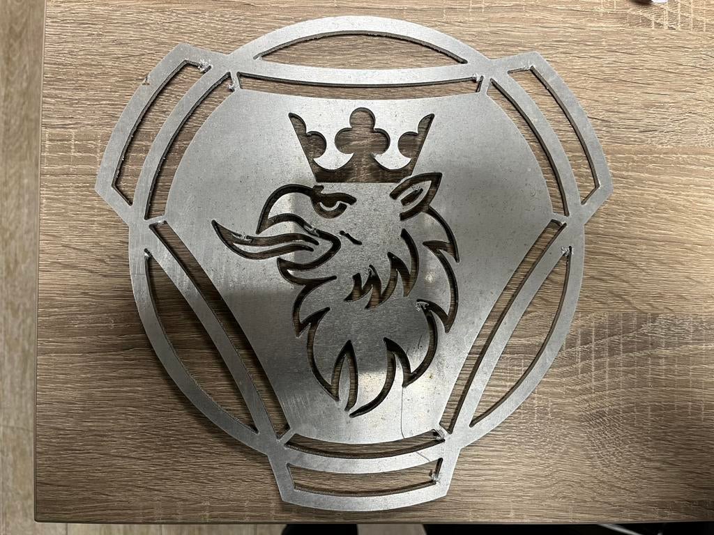 Scania logo aluminium, Auto-onderdelen, Vrachtwagen-onderdelen, Ophalen of Verzenden, Scania