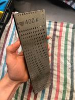 Diamant slijpsteen 400# en 1200# schaatsen, Ophalen of Verzenden, Gebruikt