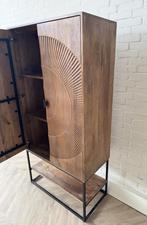 Magazijn Leegverkoop Nieuwe kast carved mangohout curving, Nieuw, Ophalen of Verzenden, Info@wkhome.nl, Argonweg 20 Amersfoort