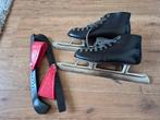 Zwarte rucanor schaatsen met beschermers maat 38, Ophalen of Verzenden, Gebruikt, Kunstschaatsen, Overige merken