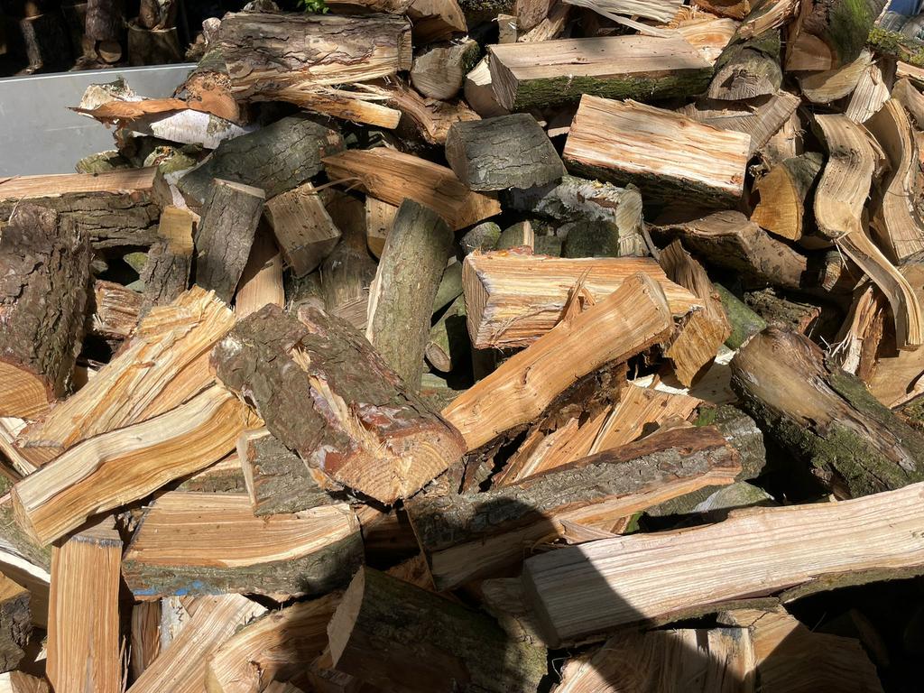 Loofhout mix 2.3 kuub, Tuin en Terras, Haardhout, Minder dan 3 m³, Ophalen of Verzenden, Blokken