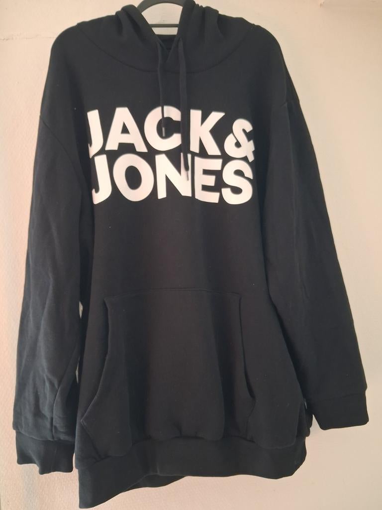 ZWARTE HEREN SWEATER JACK EN JONES 6XL (NIEUW!!), Kleding | Dames, Grote Maten, Ophalen, Zo goed als nieuw, Zwart, Trui of Vest