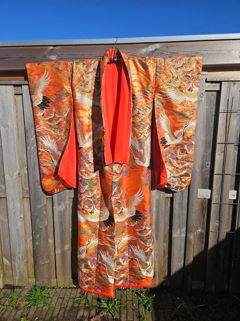 Authentieke Uchikake Japanse Bruidskimono, Ophalen of Verzenden