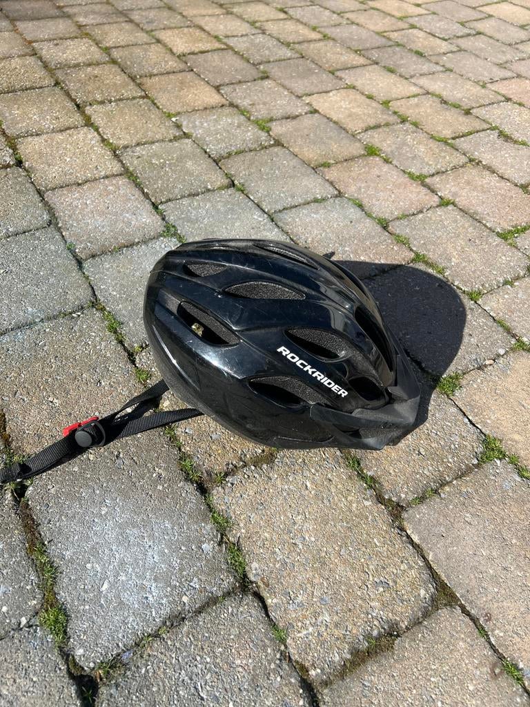 Fietshelm Rockrider - Zwart - Maat S/M (52-62 cm), Ophalen, Gebruikt, S, Heer of Dame