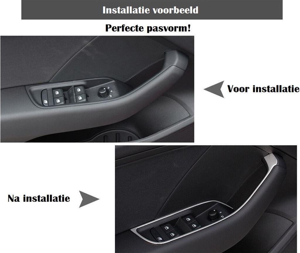 Interieur Styling RVS Deurgreep Geschikt Voor Audi A3 8V, Verzenden, Automotive Parts, A.parts@hotmail.nl, Trasmolenlaan 12 3447 GZ Woerden