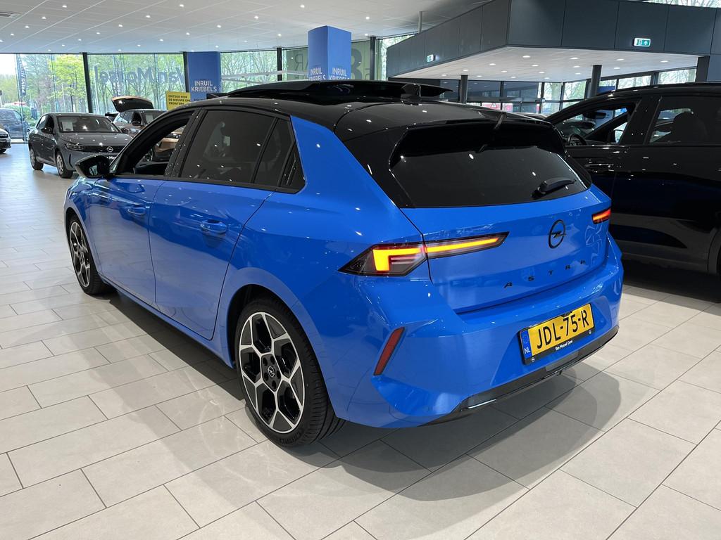 Opel Astra 1.2 GS Line | DEMO | PANO | Head-up display | Alc, Auto's, Opel, 12 maanden, 1199 cc, Blauw, Alcantara