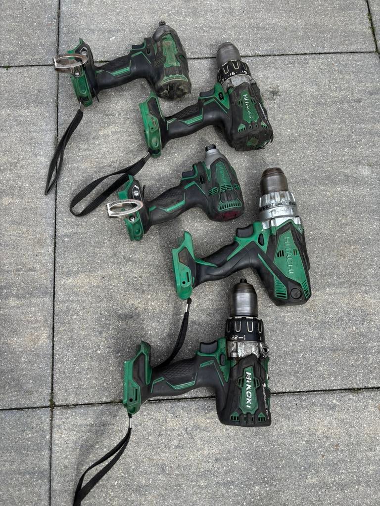 Partij hitachi accuboors, Ophalen of Verzenden, Zo goed als nieuw