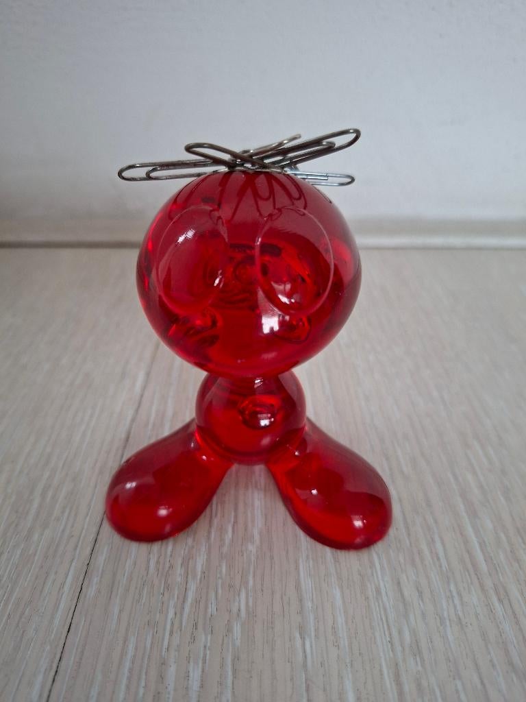 Koziol Curly poppetje rood voor paperclips, Overige stijlen, Kunststof, Ophalen of Verzenden, Zo goed als nieuw
