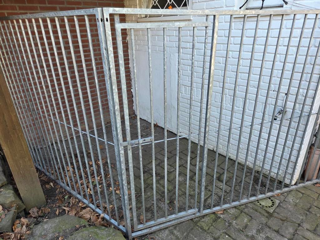 Kennel kooi rvs hok bench, Dieren en Toebehoren, Hondenhokken, Zo goed als nieuw, 100 cm of meer, 110 cm of meer, Ophalen of Verzenden