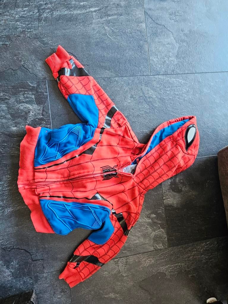 Spiderman vest met capuchon maat 98, Ophalen of Verzenden, Jongen, Trui of Vest