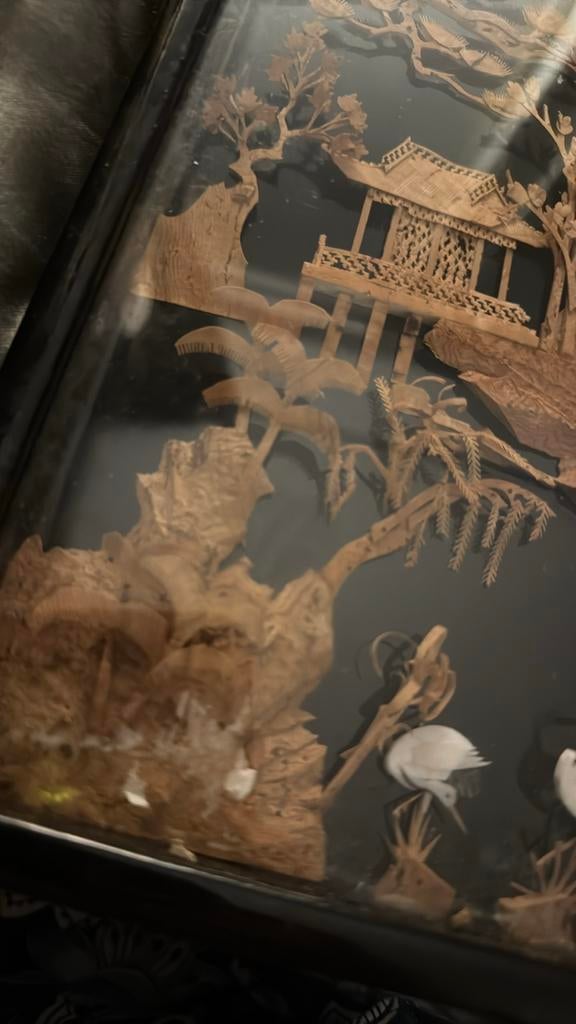 Indonesisch rieten kunstwerk, Antiek en Kunst, Ophalen of Verzenden