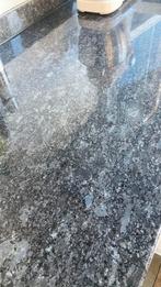 Aanrechtblad steen 60x113x4, 100 tot 150 cm, Grijs, Ophalen of Verzenden, Zo goed als nieuw