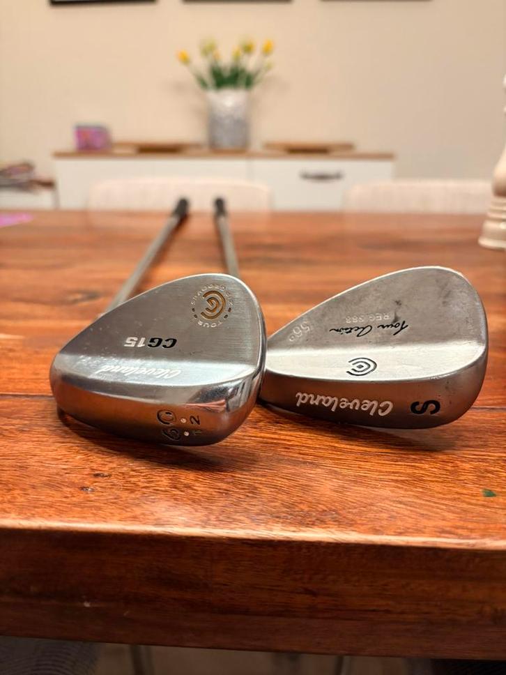 Cleveland Wedges 56 & 60, Sport en Fitness, Golf, Zo goed als nieuw, Club, Cleveland, Ophalen of Verzenden