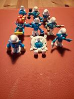 Set van 9 kleine plastic Smurfen figuurtjes, Ophalen of Verzenden