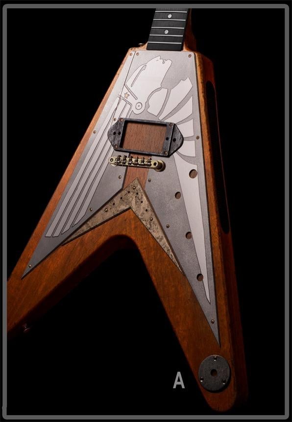 Leo Scala Super 58 flying v slagplaat explorer, Muziek en Instrumenten, Ophalen of Verzenden, Nieuw, Solid body, Gibson