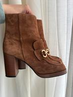 Gioia suede laarsjes bruin 40, Kleding | Dames, Ophalen of Verzenden, Zo goed als nieuw, Bruin