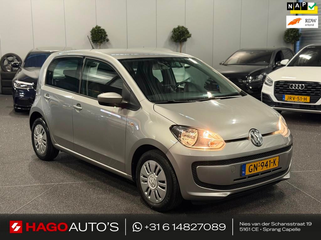 Volkswagen Up! 1.0 move up! BlueMotion AIRCO/NAVI/NAP/ELEK-R, Voorwielaandrijving, Stof, Gebruikt, 840 kg