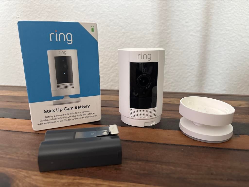 Ring Stick Up Cam Battery, Ophalen, Zo goed als nieuw, Buitencamera