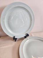 2x Koninklijke Goedewaagen bord/schaal - pastelgroen, Antiek en Kunst, Ophalen of Verzenden