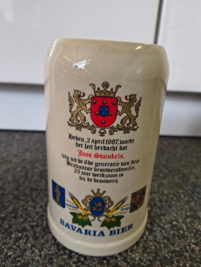 * Bavaria stenen pul 25 jubileum 1962 – 1987 Joos *, Verzamelen, Biermerken, Zo goed als nieuw, Pul(len), Bavaria, Ophalen of Verzenden
