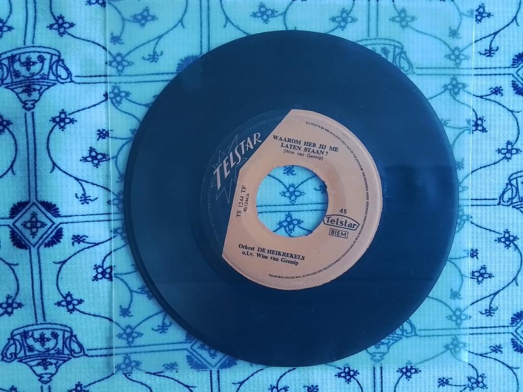 De heikrekels      Waarom heb jij me laten staan (Telstar), Cd's en Dvd's, Vinyl Singles, Ophalen of Verzenden, Zo goed als nieuw