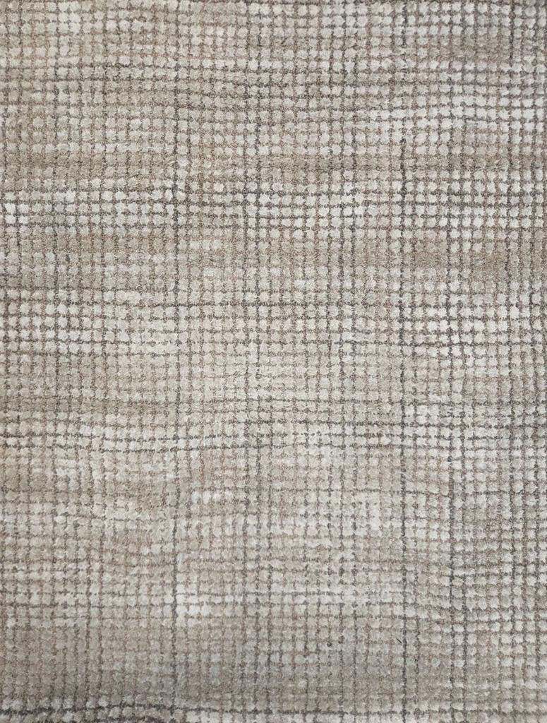 Handgeknoopt oosters modern tapijt viscose India 155x246cm, Modern, Scandinavisch, 150 tot 200 cm, Onbekend, 200 cm of meer