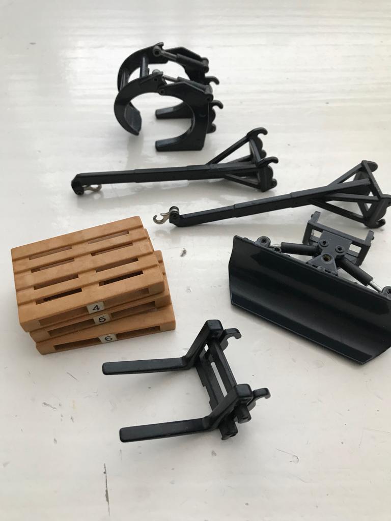 Opzetstukken grijper schuiver pallets, Ophalen of Verzenden, Gebruikt, Tractor of Landbouw, Overige merken