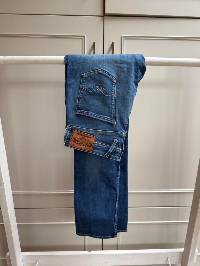 Replay anbass jeans broek spijkerbroek maat 33/32, Kleding | Heren, Spijkerbroeken en Jeans, Ophalen of Verzenden, Zo goed als nieuw