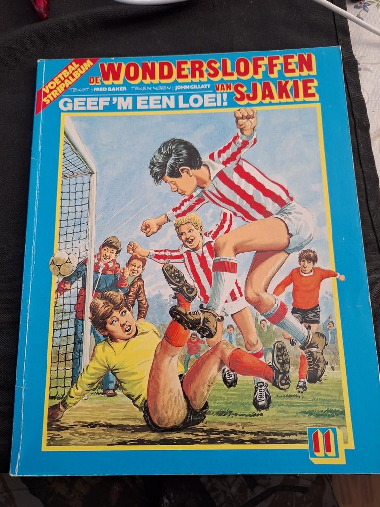 De wondersloffen van sjakie nu 11, Boeken, Stripboeken, Eén stripboek, Ophalen of Verzenden