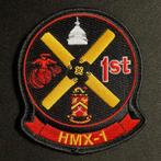 US Marine Corps HMX-1 Helicopter Squadron Patch, Verzamelen, Ophalen of Verzenden, Marine, Amerika, Embleem of Badge