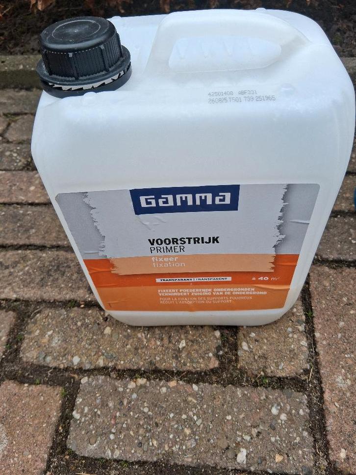 Primer voorstrijk fixeer, Doe-het-zelf en Verbouw, Schildersmaterialen, Gebruikt, Overige typen, Ophalen