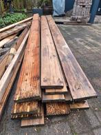 Houten vlonderplanken, Tuin en Terras, Terrasdelen en Vlonders, Ophalen, Gebruikt, Hout
