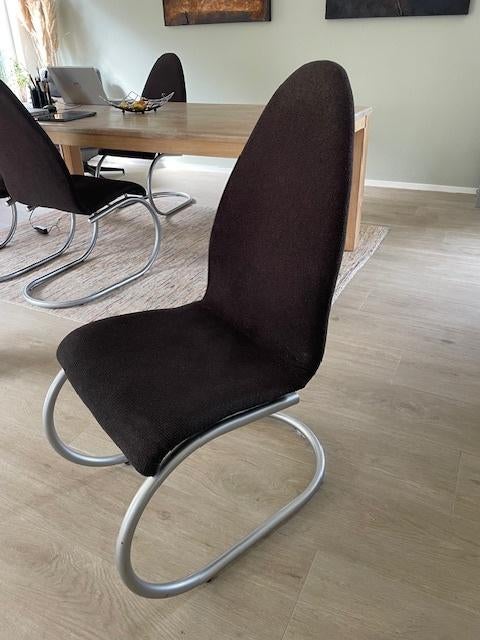 eetkamer stoelen 6 stuks, Ophalen, Zo goed als nieuw, Modern, 6 tot 8 stoelen