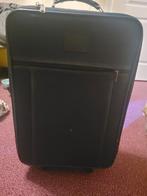 Handige zwarte handbagage koffer met wieltjes, Wieltjes, Gebruikt, Minder dan 50 cm, Ophalen of Verzenden