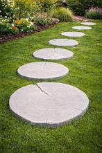 Beton Staptegel Houtmotief Boomstam tuin accessoires, Ophalen, Mispel 40, Overige typen, Nieuw