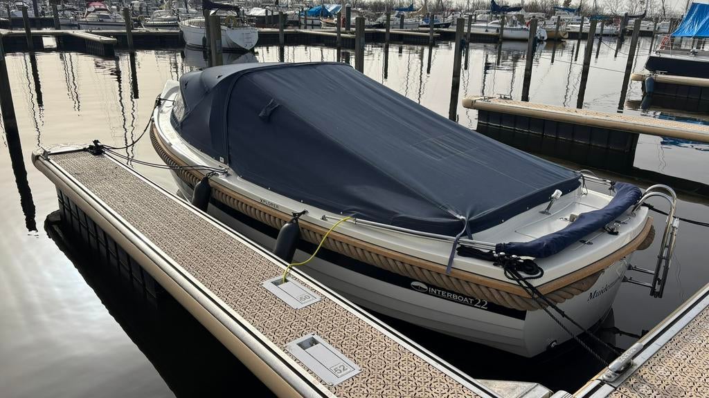 Interboat 22 Xplorer, Watersport en Boten, Ophalen, 10 tot 30 pk, Binnenboordmotor, 6 meter of meer