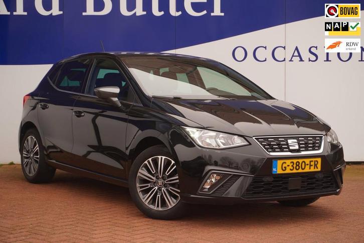 Seat Ibiza 1.0 TSI Excellence+Vitrual+Navigatie+Half-Leder=S, Auto's, Seat, Bedrijf, Te koop, Ibiza, ABS, Airbags, Airconditioning