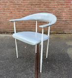 4x Fasem P40 design eetkamerstoelen, Ophalen, Gebruikt, Grijs, Vier