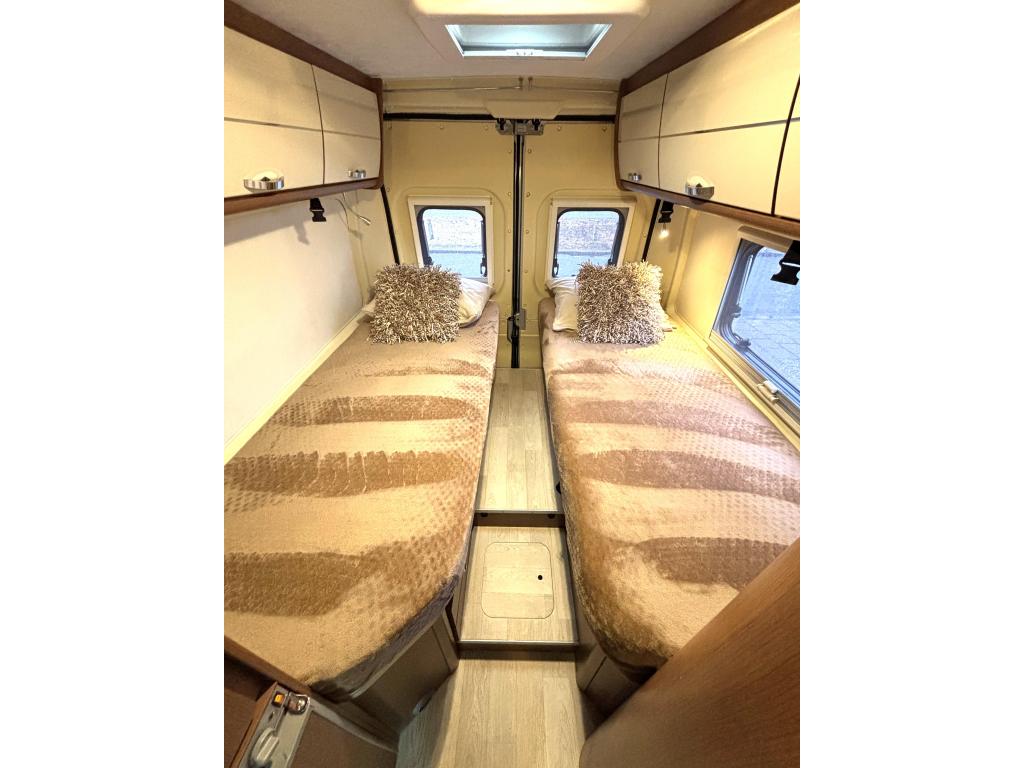 Chausson Twist 06 Prestige ENKELE BEDDEN EURO5 DIESELKACHEL, Caravans en Kamperen, Campers, Fiat, Tot en met 3, 6 tot 7 meter