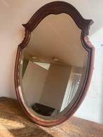 Antieke hal spiegel, Antiek en Kunst, Ophalen, Ovaal