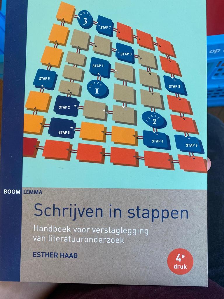 Schrijven in stappen: Handboek literatuuronderzoek, Ophalen of Verzenden, Alpha, Zo goed als nieuw, HBO