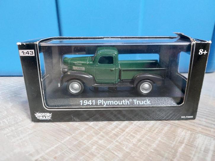 1941 Plymouth Truck Pick Up Motor Max 1:43 in OVP, Hobby en Vrije tijd, Modelauto's | 1:43, Nieuw, Auto, Overige merken, Ophalen of Verzenden