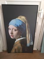 Leuk schilderij van meisje met de parel, Ophalen, Gebruikt, Schilderij, 75 cm of meer