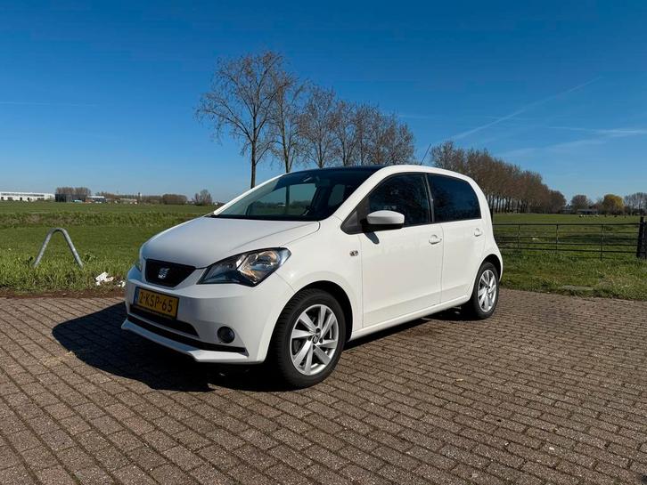 Seat Mii 1.0 50KW Ecofuel 2013 Wit CNG/benzine zuinig!, Auto's, Seat, Particulier, Mii, ABS, Airbags, Airconditioning, Boordcomputer
