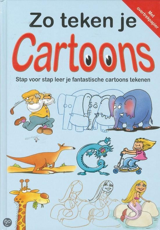 Zo teken je cartoons, Boeken, Hobby en Vrije tijd, Ophalen of Verzenden, Zo goed als nieuw, Tekenen en Schilderen