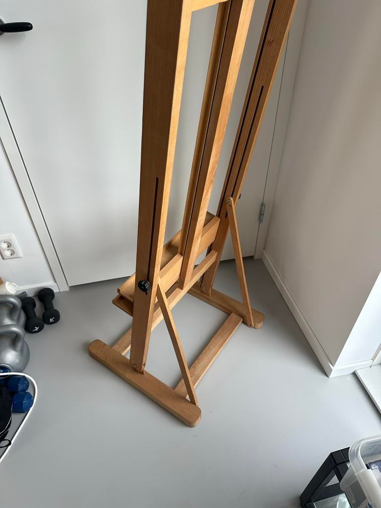 Houten schildersezel van Talens, verstelbaar, Hobby en Vrije tijd, Schilderen, Ophalen, Gebruikt, Ezel