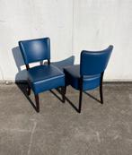 8 stuks nette horeca restaurant stoelen Lisa VOORRAAD blauw, Ophalen, Blauw, Zo goed als nieuw, Vijf, Zes of meer stoelen