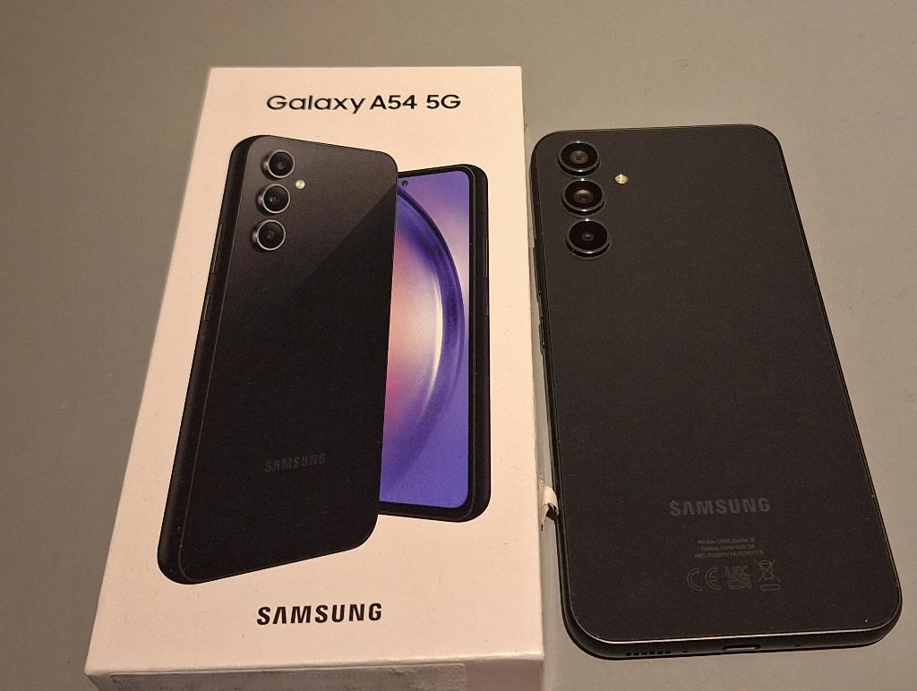 [Zo goed als nieuw] - Samsung Galaxy A54 5G, Zwart, Touchscreen, Ophalen of Verzenden, Zo goed als nieuw