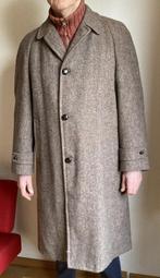 Nette vintage wollen overjas Harris Tweed maat L / 52, Kleding | Heren, Jassen | Winter, Ophalen of Verzenden, Gedragen, Maat 52/54 (L)